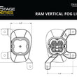 Load image into Gallery viewer, Diode Dynamics SS3 Max Type Ram Vert Kit ABL - White SAE Fog - Additional View 5