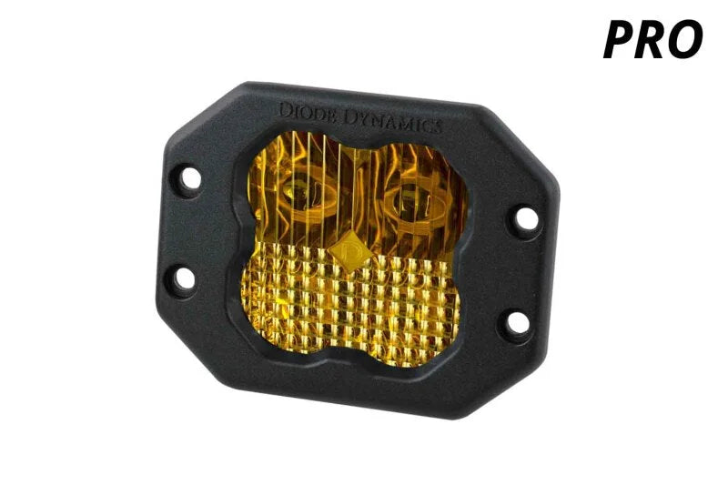 Diode Dynamics SS3 Pro ABL - Yellow Driving Flush (Single) - Additional View 6
