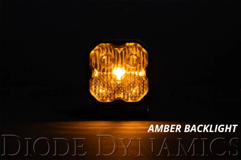 Diode Dynamics SS3 Pro ABL - Yellow Driving Flush (Single) - Additional View 8