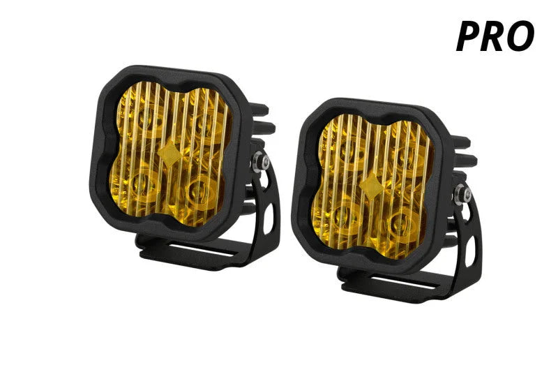 Diode Dynamics SS3 Pro ABL - Yellow Flood Standard (Pair) - Additional View 8