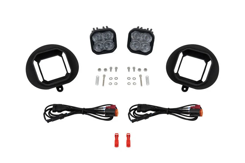 Diode Dynamics SS3 Pro Type 2003 Sierra Kit ABL White SAE Fog - Main Product View