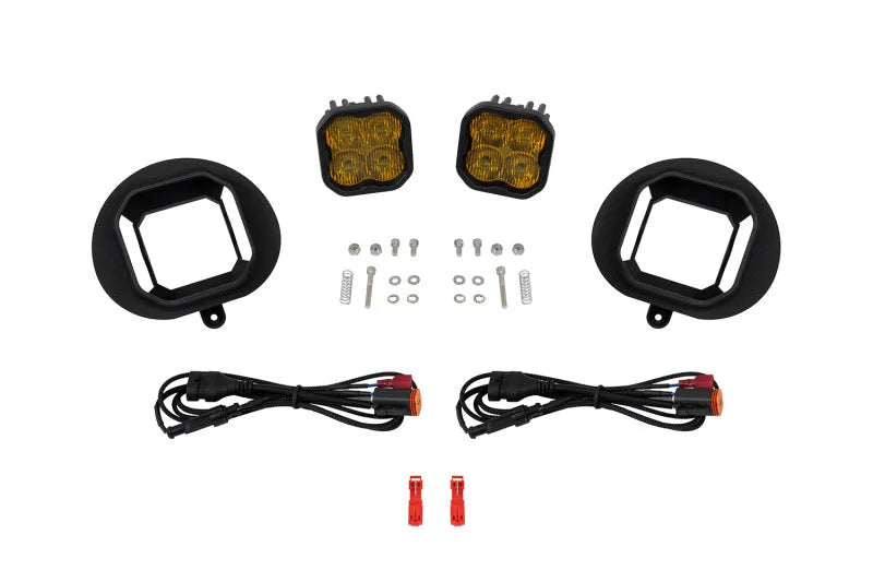 Diode Dynamics SS3 Pro Type 2003 Sierra Kit ABL Yellow SAE Fog - Main Product View