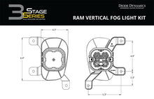 Load image into Gallery viewer, Diode Dynamics SS3 Pro Type Ram Vert Kit ABL - Yellow SAE Fog - Additional View 5