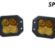 Load image into Gallery viewer, Diode Dynamics SS3 Sport ABL - Yellow Flood Flush (Pair) - Back View