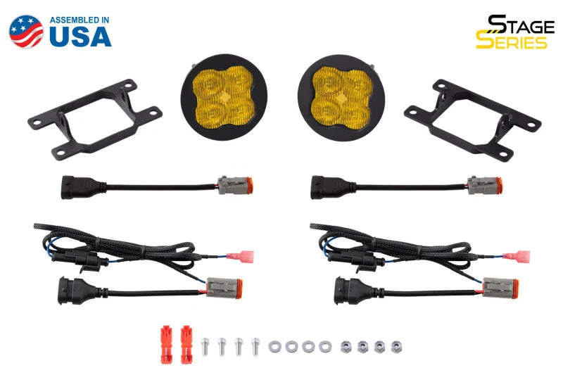 Diode Dynamics SS3 Sport Type A Kit ABL - Yellow SAE Fog - Additional View 8