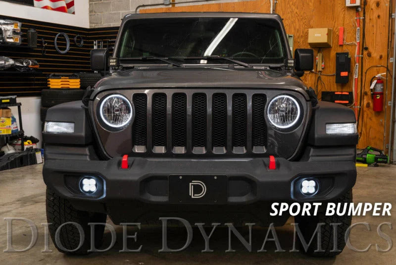 Diode Dynamics SS3 Sport Type MS Kit ABL - Yellow SAE Fog - Installation View