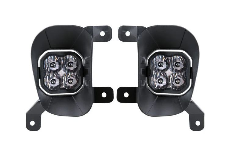 Diode Dynamics SS3 Sport Type Ram Vert Kit ABL - White SAE Fog - Side View