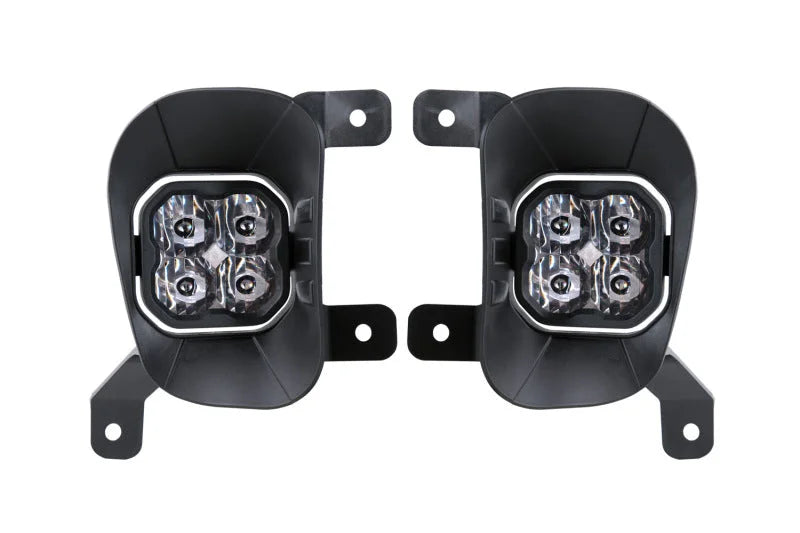 Diode Dynamics SS3 Sport Type Ram Vert Kit ABL - White SAE Fog - Side View