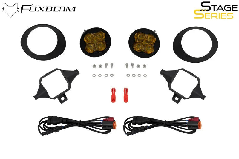 Diode Dynamics SS3 Sport Type TS Kit - ABL White SAE Fog - Side View