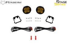 Load image into Gallery viewer, Diode Dynamics SS3 Type Forester Fog Light Bracket Kit - Side View