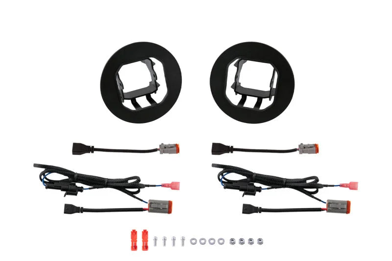 Diode Dynamics SS3 Type GM5 Fog Light Mounting Kit - Side View