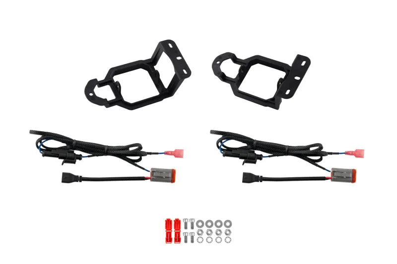 Diode Dynamics SS3 Type MS Fog Light Mounting Kit - Side View