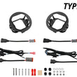 Load image into Gallery viewer, Diode Dynamics SS3 Type MS Fog Light Mounting Kit - Back View