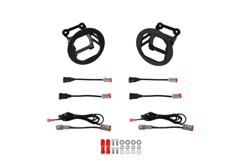 Diode Dynamics SS3 Type OB Fog Light Mounting Kit - Side View