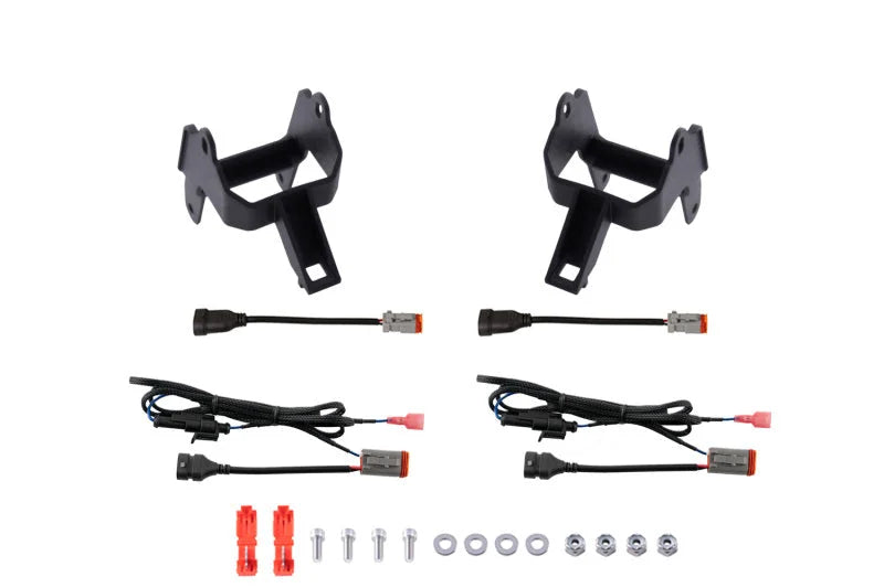 Diode Dynamics SS3 Type SDX Fog Light Mounting Kit - Side View