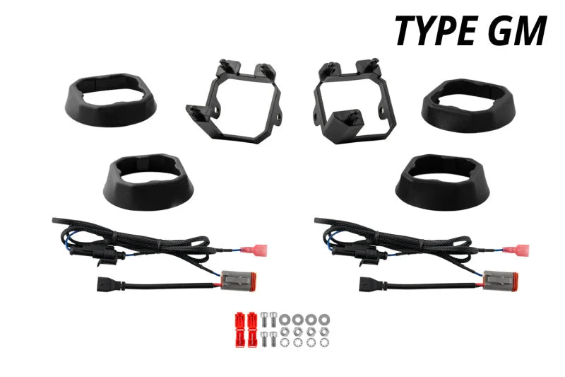 Diode Dynamics SS3 Type SDX Fog Light Mounting Kit - Installation View
