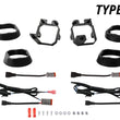 Load image into Gallery viewer, Diode Dynamics SS3 Type SV1 Fog Light Mounting Kit - Back View