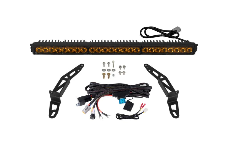 Diode Dynamics SS30 Bumper LED Kit Sport Yellow Driving fits 2018-2025 Jeep Wrangler - Main Product View