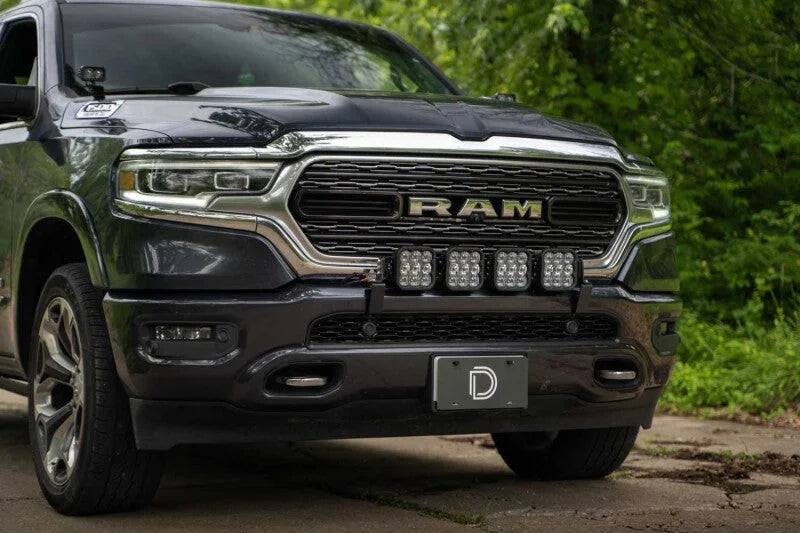 Diode Dynamics SS5 Grille CrossLink Lightbar Kit for 2019-Present Ram - Pro White Combo - Side View