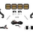 Load image into Gallery viewer, Diode Dynamics SS5 Grille CrossLink Lightbar Kit for 2019-Present Ram - Sport Yellow Combo - Main Product View