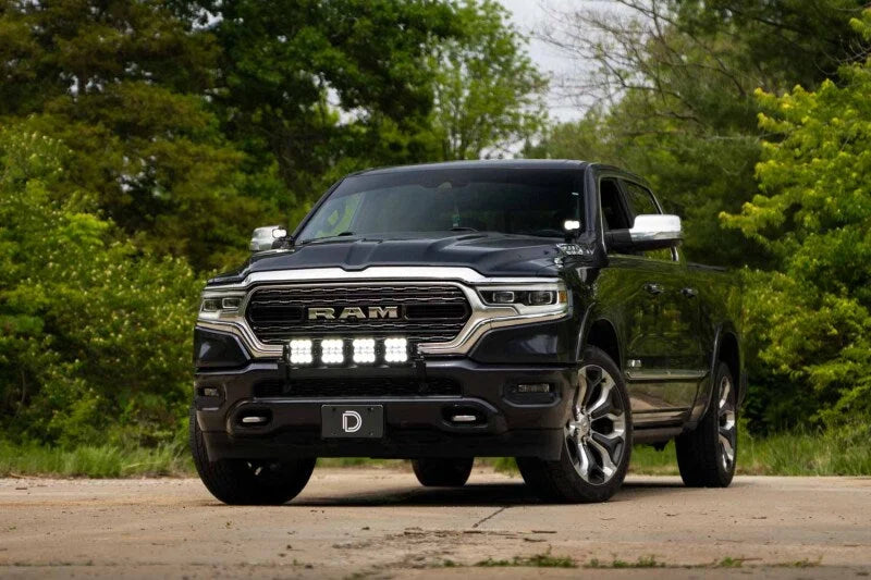 Diode Dynamics SS5 Grille CrossLink Lightbar Kit for 2019-Present Ram - Sport Yellow Combo - Additional View 6