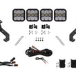 Load image into Gallery viewer, Diode Dynamics SS5 Grille CrossLink Lightbar Kit for 2019-Present Ram Sport - White Combo - Main Product View