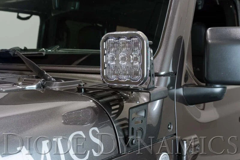 Diode Dynamics SS5 LED Pod Cover Clear - Back View