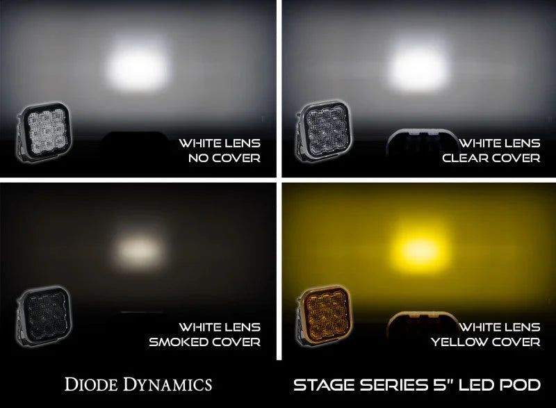 Diode Dynamics SS5 LED Pod Cover Smoked - Additional View 5