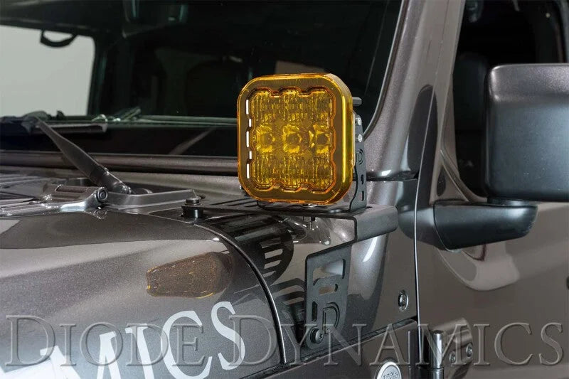 Diode Dynamics SS5 LED Pod Cover - Yellow - Additional View 6