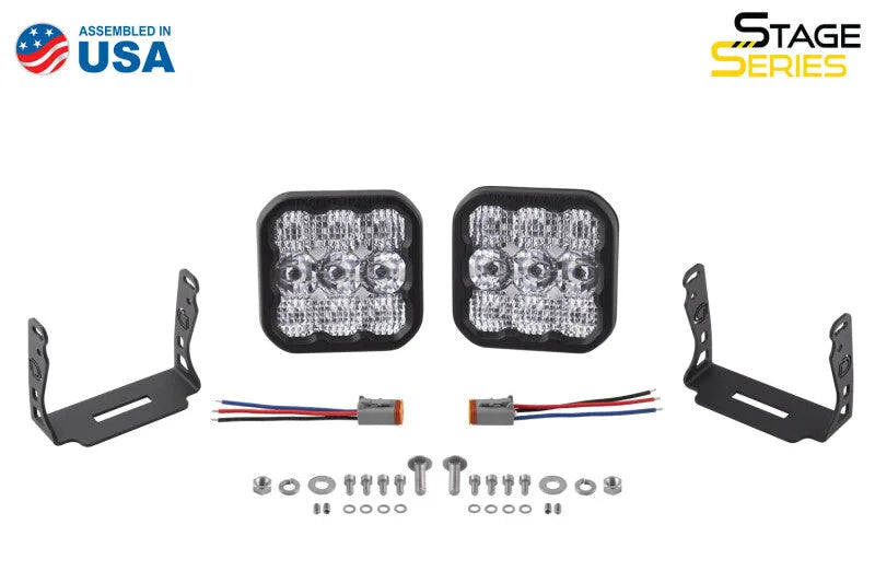 Diode Dynamics SS5 LED Pod Sport - White Driving (Pair) - Additional View 5