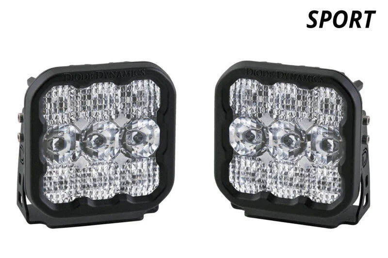 Diode Dynamics SS5 LED Pod Sport - White Driving (Pair) - Additional View 6
