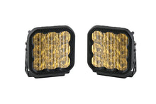 Load image into Gallery viewer, Diode Dynamics SS5 LED Pod Sport - Yellow Driving (Pair) - Main Product View