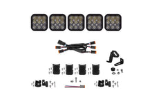 Load image into Gallery viewer, Diode Dynamics SS5 Pro Universal CrossLink 5-Pod Lightbar - White Driving - Main Product View
