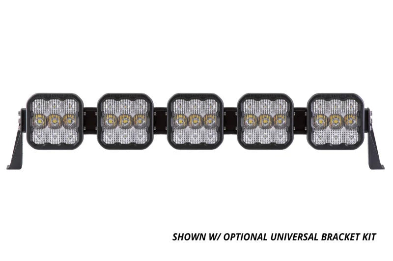 Diode Dynamics SS5 Pro Universal CrossLink 5-Pod Lightbar - Yellow Driving - Additional View 7