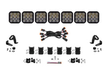 Load image into Gallery viewer, Diode Dynamics SS5 Pro Universal CrossLink 7-Pod Lightbar - White Driving - Main Product View