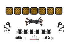 Load image into Gallery viewer, Diode Dynamics SS5 Pro Universal CrossLink 7-Pod Lightbar - Yellow Driving - Main Product View