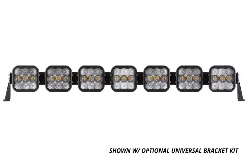 Diode Dynamics SS5 Pro Universal CrossLink 7-Pod Lightbar - Yellow Driving - Additional View 5