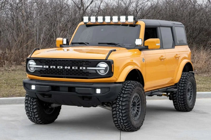 Diode Dynamics SS5 Sport CrossLink Windshield - Yellow Combo Lightbar Kit fits 2021-2025 Ford Bronco - Additional View 5