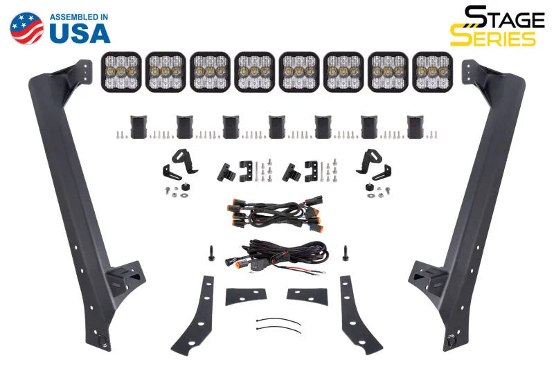 Diode Dynamics SS5 Sport CrossLink Windshield - Installation View