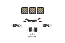 Load image into Gallery viewer, Diode Dynamics SS5 Sport Universal CrossLink 3-Pod Lightbar - White Driving - Main Product View
