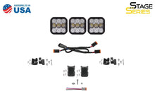 Load image into Gallery viewer, Diode Dynamics SS5 Sport Universal CrossLink 3-Pod Lightbar - White Driving - Additional View 6