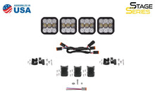 Load image into Gallery viewer, Diode Dynamics SS5 Sport Universal CrossLink 4-Pod Lightbar - White Driving - Additional View 5