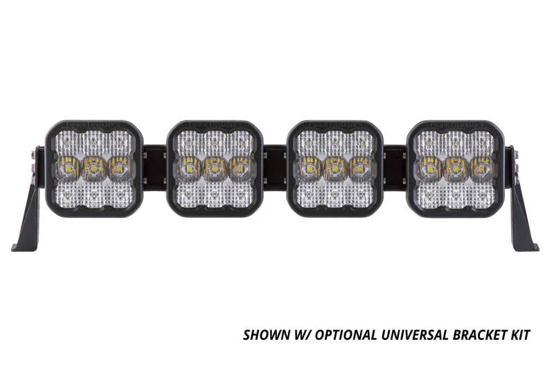 Diode Dynamics SS5 Sport Universal CrossLink 4-Pod Lightbar - Yellow Driving - Additional View 8