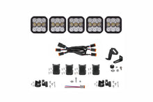 Load image into Gallery viewer, Diode Dynamics SS5 Sport Universal CrossLink 5-Pod Lightbar - White Combo - Main Product View