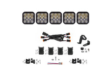 Load image into Gallery viewer, Diode Dynamics SS5 Sport Universal CrossLink 5-Pod Lightbar - White Driving - Main Product View