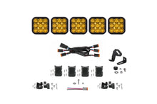 Load image into Gallery viewer, Diode Dynamics SS5 Sport Universal CrossLink 5-Pod Lightbar - Yellow Driving - Main Product View
