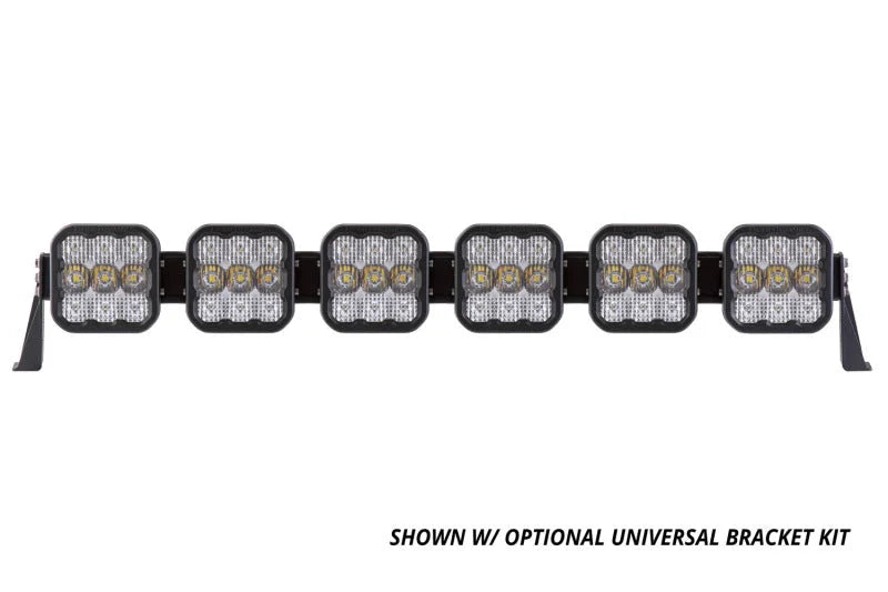 Diode Dynamics SS5 Sport Universal CrossLink 6-Pod Lightbar - Yellow Combo - Additional View 5