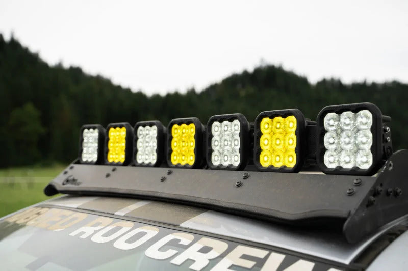 Diode Dynamics SS5 Sport Universal CrossLink 7-Pod Lightbar - Yellow Combo - Additional View 6