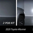 Load image into Gallery viewer, Diode Dynamics 14-23 Toyota 4Runner SS5 Stealth Grille LED 4-Pod Kit - Pro White Combo - Side View