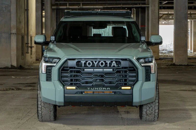 Diode Dynamics SS6 LED Fog Light Kit - Amber Wide fits 2023-2026 Toyota Sequoia / 2022-2024 Toyota Tundra - Installation View